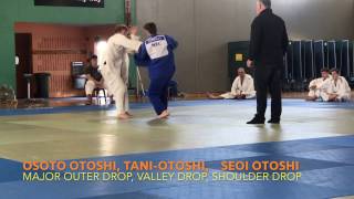 o soto otoshi combination with tani otoshi [upl. by Earised]