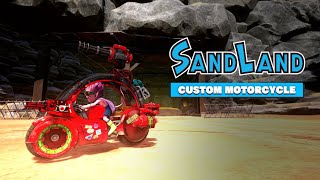 SAND LAND — Custom Motorcycle Gameplay [upl. by Henryk]