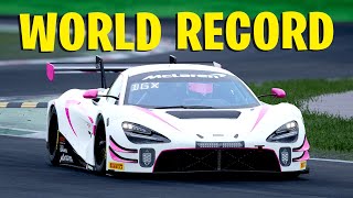 World record beaten in Assetto Corsa Competizione VR McLaren 720S GT3 EVO 147097 version 1101 [upl. by Eimarej247]