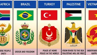 National Mottos from different countries  Comparison [upl. by Nealey]