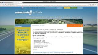 How to Pagare il quotmancato pagamentoquot di Autostrade online [upl. by Raffaj]