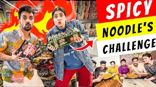 Spicy Noodle challenge 🔥 [upl. by Qifahs]