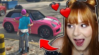 o CRUSH me DEU um CARRO de PRESENTE O  GTA RP [upl. by Rois]