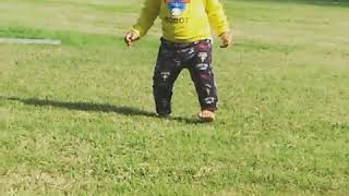 14 month old bow legged baby walking [upl. by Edniya]