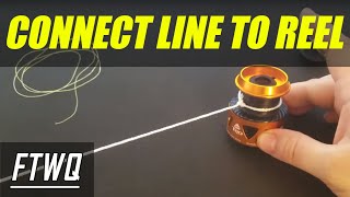 Fishing Knots Arbor Knot  How to Tie Fishing Line to Reel [upl. by Sibbie398]