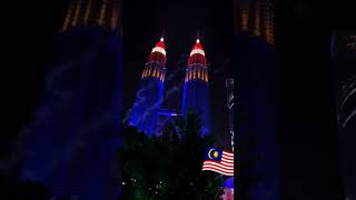 Merdeka fireworks at Suria KLCC on 31st Ogos 2024 Kuala Lumpur 🎇🎆🇲🇾❤️ मलेशिया viral shorts fun [upl. by Dora]