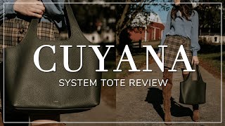 Cuyana System Tote Review  Work Bag Organization [upl. by Feinleib546]