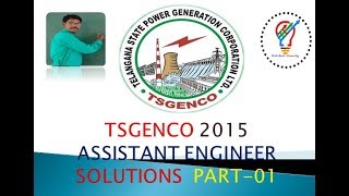 TSGENCO 2015 AE ELECTRICAL QUESTION PAPER WITH EXPLAINED ANSWERS P01 [upl. by Aulea]