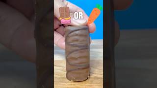 Chocolate or Carrot I don’t know what to choose asmr shorts chocolate carrot asmrvideo [upl. by Emmalyn]