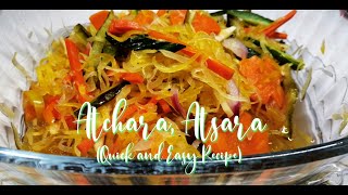 How to make very Appetizing quotAtchara Papaya Relishquot Affordable Quick and Easy [upl. by Eillim]