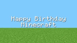 Happy Birthday Minecraft [upl. by Rramo]