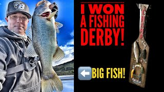 I Won a Bass Fishing Derby Big Fish alsoCastaic Lake [upl. by Guillaume]