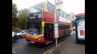 Selkent Ambassador Decent Door Buzzer  SLN 12345 On Bus Route 177 9 [upl. by Odlanar85]