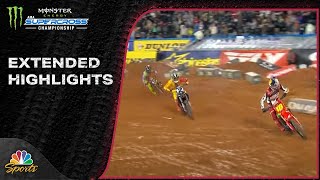 Supercross 2024 EXTENDED HIGHLIGHTS Round 9 in Birmingham  3924  Motorsports on NBC [upl. by Linnell]