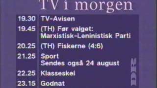 Endnu en DR programoversigt fra omkring 1987 [upl. by Fernyak683]