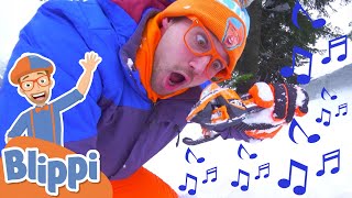 Blippi Winter Song  Educational Songs For Kids [upl. by Notluf]