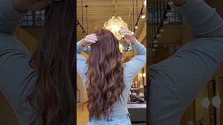 Clip in hair extensions tutorial clipinhairextensions hairextensions hairtutorial fallhaircolor [upl. by Bail231]