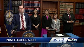 Which Kentucky counties will receive a post election audit [upl. by Airegin717]