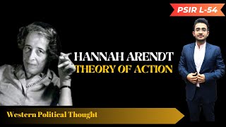 Political PhilosophyL54 HANNAH ARENDTON POLITICS THEORY OF ACTION upsc politicalscience [upl. by Frydman608]