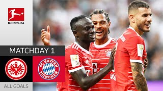 Bayern Start Season with Goals Galore  Eintracht Frankfurt  FC Bayern München 16  All Goals [upl. by Pesek]