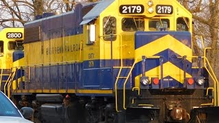 East Penn Railroad Octoraro Division Late WinterSpring Operations 2016 [upl. by Ecineg]