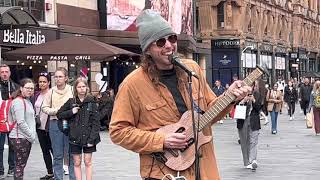 Radiohead Creep cover by Sasha  busking in the streets of London UK [upl. by Ferdie]