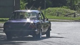 Ford Escort Mk1 Zetec Getting Sideways [upl. by Rajiv697]