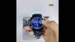 K59 🔥143 inch Amoled Display  contacts  bt call  voice control  smartwatch youtubeshorts [upl. by Carl]