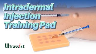 Nurse Intradermal Injection Training Pad with Blisters Feedback [upl. by Alberto]