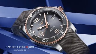 Unboxing the STUNNING Longines Hydroconquest TwoTone Rose Gold l Jura Watches [upl. by Sylvan220]