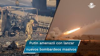 Así fue el bombardeo masivo de Rusia en Ucrania [upl. by Milinda]