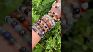 Love amp Confidence Bracelet 8mm elastic bracelet  Healing Crystals [upl. by Thill]