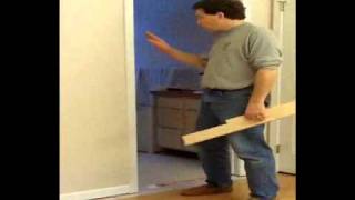 Engineered Flooring Video  How To Install A Floating Hardwood Floor  Part 4 [upl. by Anirahs]