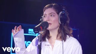 Lorde  In The Air Tonight Phil Collins cover in the Live Lounge [upl. by Nodnil976]