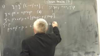 Lesson No 27  Lagrange and Clairaut equation [upl. by Annoeik148]