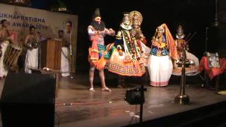 Seetha Swayamvaram kathakali  Parasuraman  Kala Balasubramanian [upl. by Aliakam]