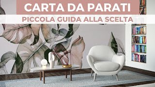 CARTA DA PARATI piccola guida alla scelta [upl. by Acisej]