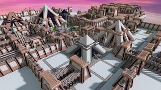 Ancient Architects of Minecraft Akhetaten Pharaohs Capital City [upl. by Lesiram]