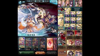 Granblue Fantasy Dark GW NM150 Magna 5B1S 3T  グラブル 光古戦場 150HELL マグナ 5ポチ1召喚 3ターン [upl. by Aiksa]