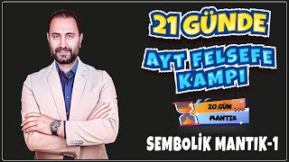 Sembolik Mantık1  21 Günde AYT Felsefe Kampı 20Gün  AYT 2025 [upl. by Starlin]