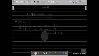 Mathematical Logic Lecture 1 [upl. by Furey]