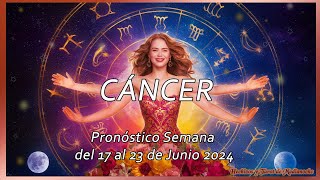 CÁNCER ¡ ESTA SEMANA REVOLUCIONARÁ TU VIDA DESCUBRE Tu HORÓSCOPO del 17 AL 23 DE JUNIO 2024 [upl. by Lertram788]