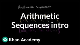 Introduction to arithmetic sequences  Sequences series and induction  Precalculus  Khan Academy [upl. by Rici]