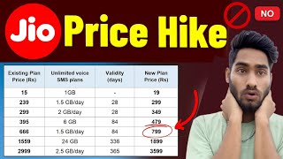 🤯Jio Price Hike  3 july jio recharge plan 5g unlimite🙀Jio New Recharge Plan 3 July 2024 [upl. by Ailegnave]