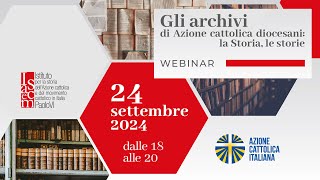 Gli archivi di Azione cattolica diocesani la Storia le storie [upl. by Ellekim]