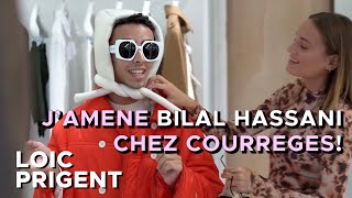 BILAL HASSANI PETE UN CABLE AU DEFILE COURREGES by Loic Prigent [upl. by Jempty]