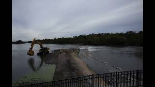 Carpentersville Dam Removal  1082024 [upl. by Oilisab43]