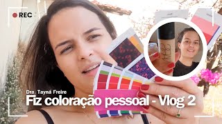 VLOG Rotina de Uma Médica RecémFormada  parte 2  descobri minha cartela de cores [upl. by Concha]