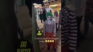 RICH NUNU Went To FRIGHT FEST And Almost Fought A Clown LOL [upl. by Toddie994]