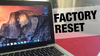 How to Factory Reset your MacBook Pro [upl. by Ahsienad]